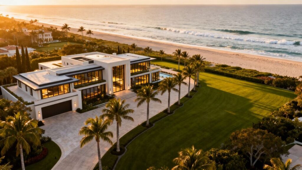 Luxury Florida estate near Mar-a-Lago, owned by Larry Ellison.