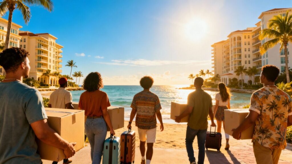 New Yorkers moving to Florida real estate.