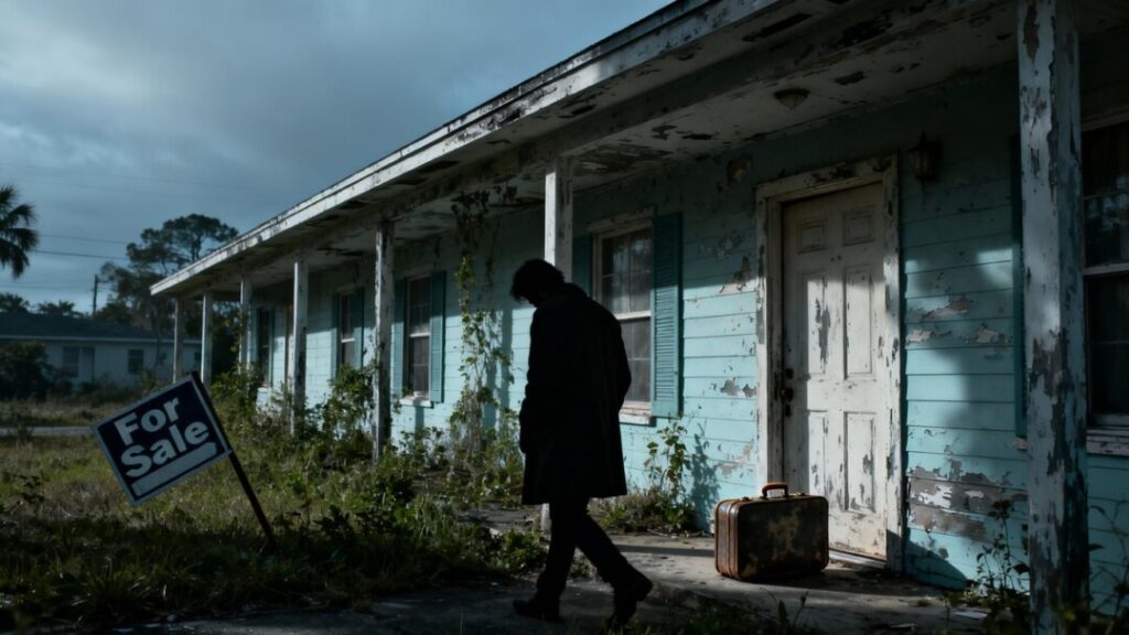 Florida vacation rental property facing foreclosure and abandonment.