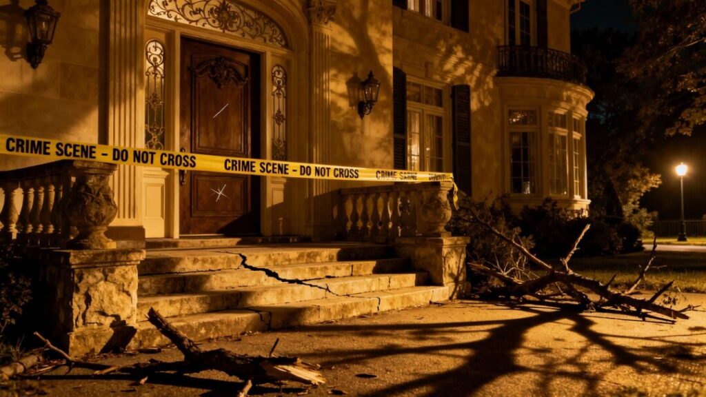 Burglarized mansion of real estate mogul [Bobby Suarez].