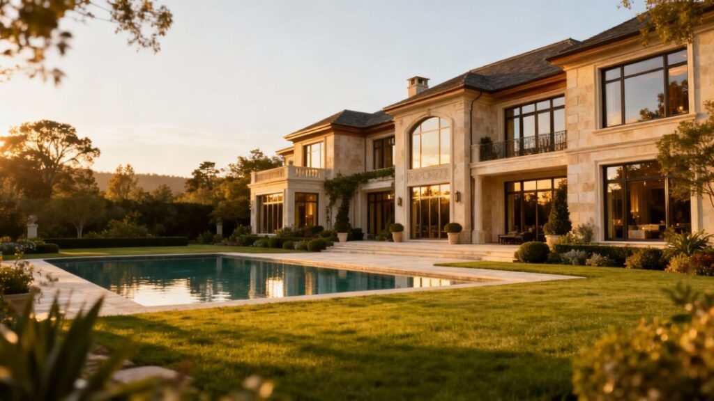 Lavish estate with pool, former home of [Bob Chapek].