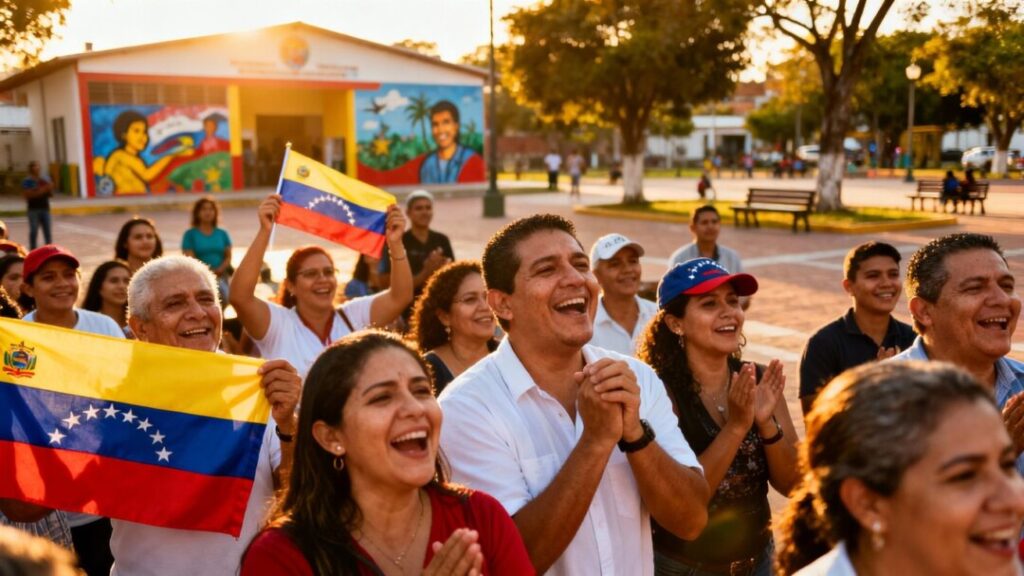 Venezuelan community celebrates in Weston.