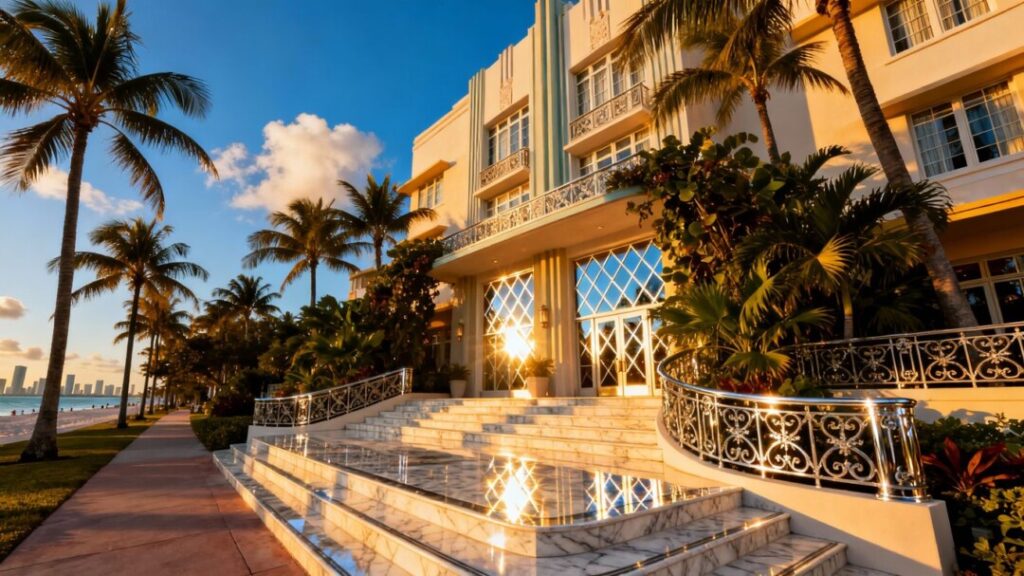 Kimpton Angler's Hotel exterior in Miami Beach.