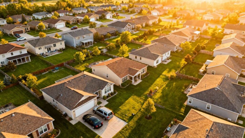 Pembroke Pines houses with green lawns and cars.