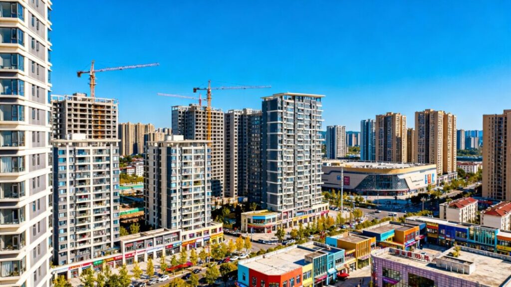 Miami-Dade skyline with new apartment and mixed-use developments.