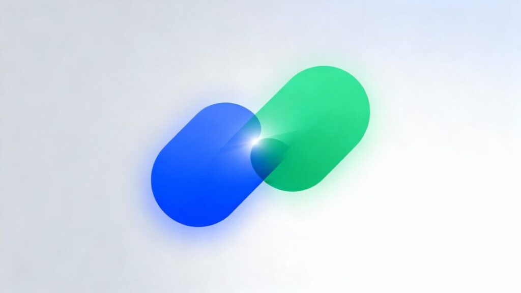 Rechat and SkySlope logos merging, symbolizing partnership.