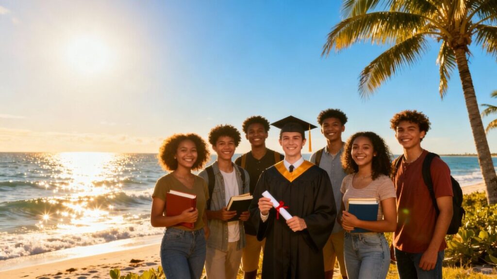Students receiving scholarships in Florida