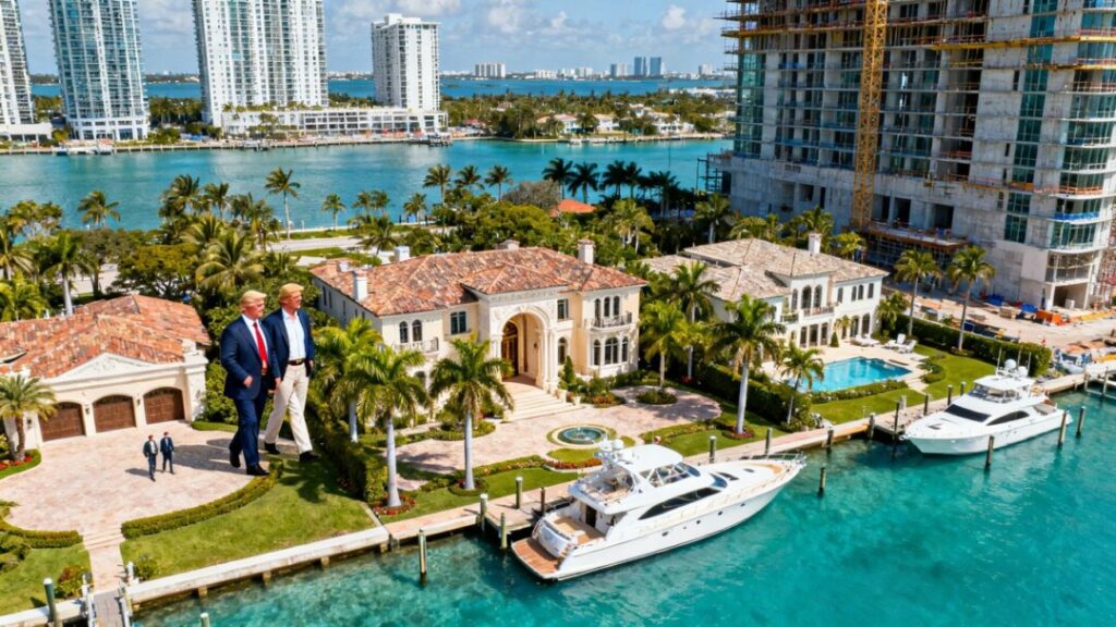 Florida waterfront mansions and luxury condos, Trump Jr., WeatherTech CEO