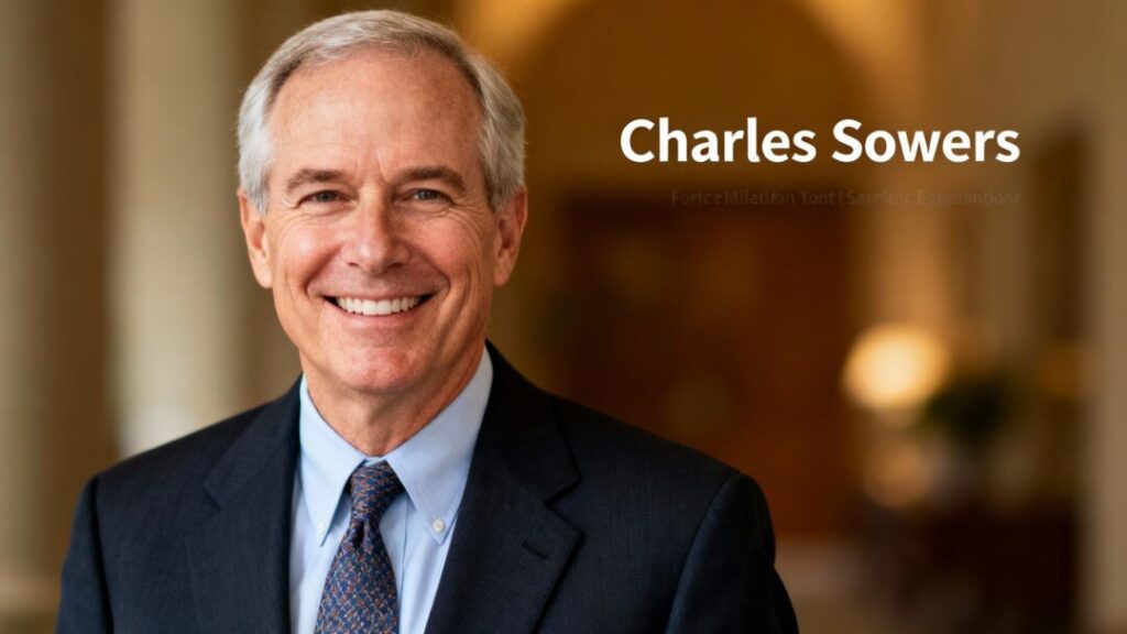 Charles Sowers smiling, professional real estate dedication.