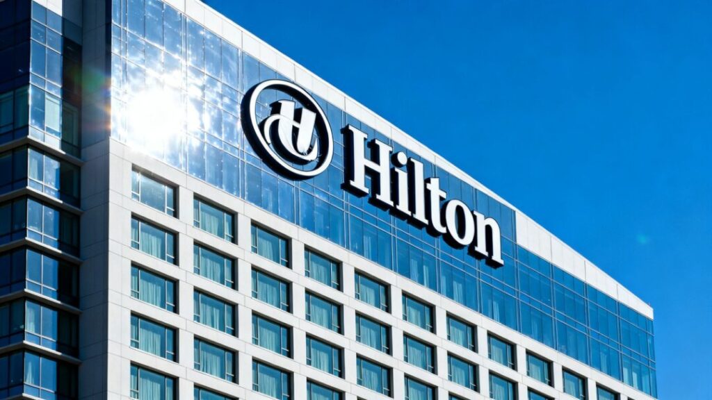 Downtown Baton Rouge Hilton hotel exterior