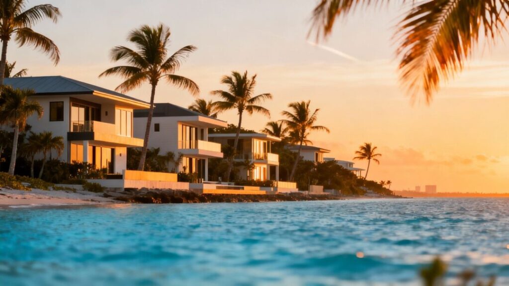 Florida homes with ocean view, suggesting market rebound.