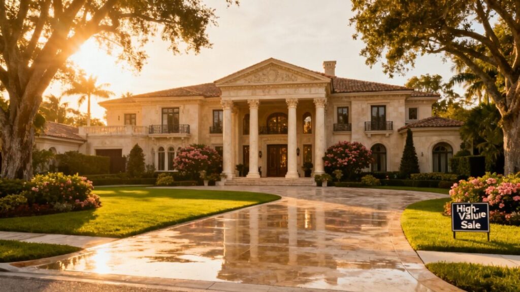 Florida mansion developed by [Dick Portillo] sold for over $15.1 million.