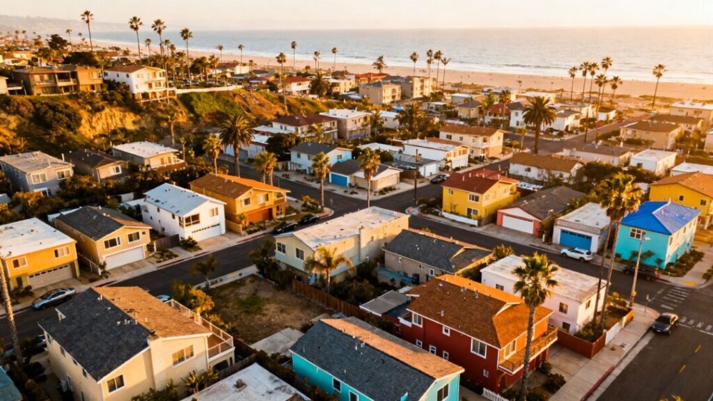 San Diego homes and vacation rentals near coastline