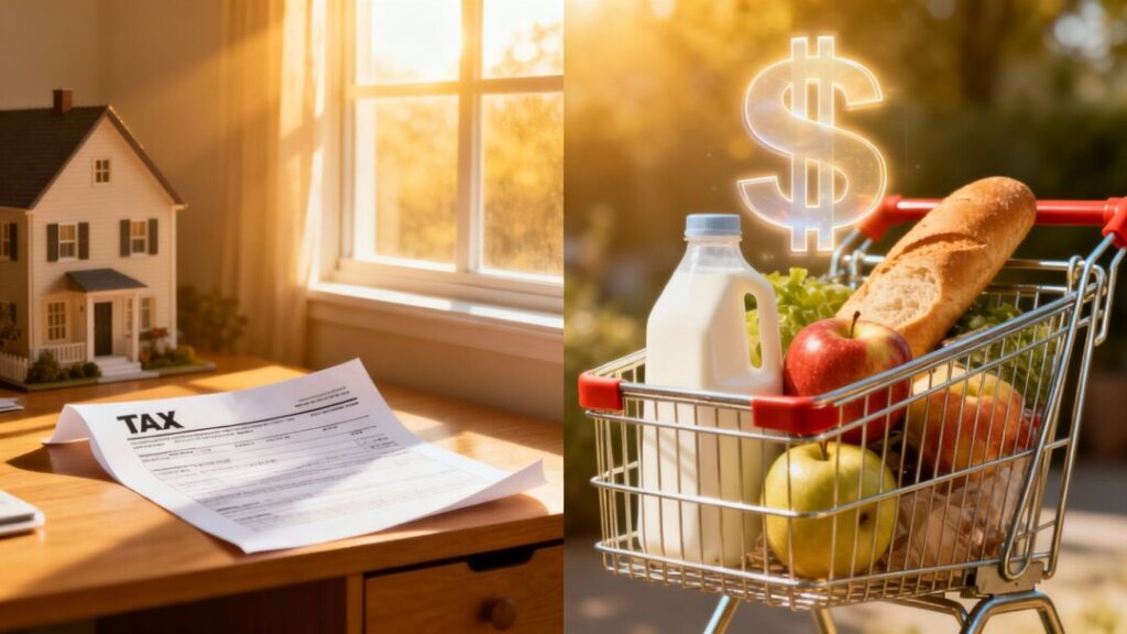 Florida lawmakers discuss property tax relief and sales tax shift.