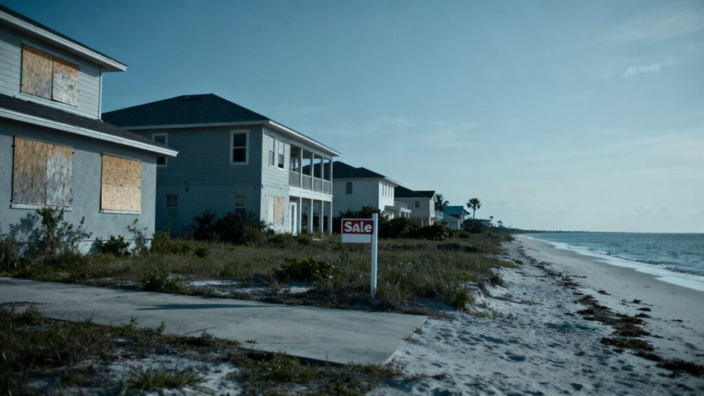 Florida homes with a subtle hint of market downturn.