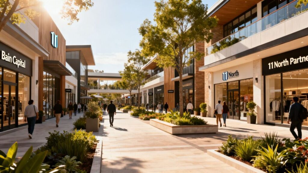 Open-air retail portfolio acquisition by Bain Capital and 11North Partners.