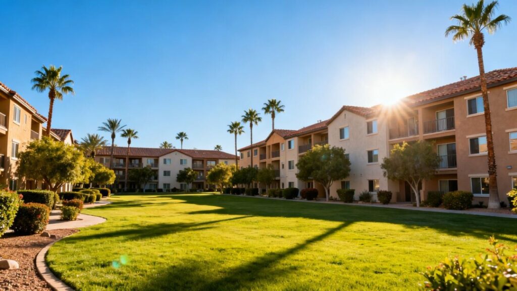 Palm Beach Gardens apartment complex exterior