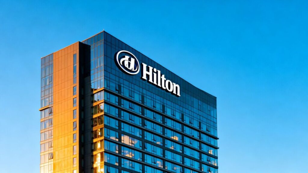 Downtown Baton Rouge Hilton hotel exterior