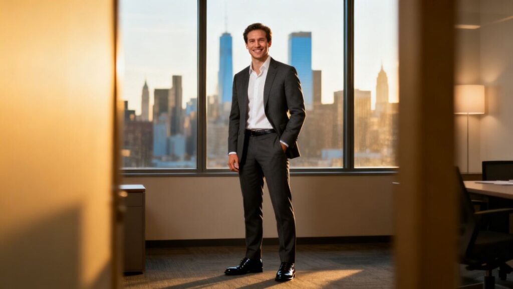 Bailey Jordan in a professional real estate setting.