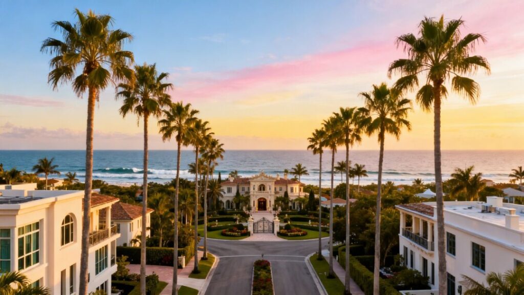 Florida town near Mar-a-Lago with ocean view.