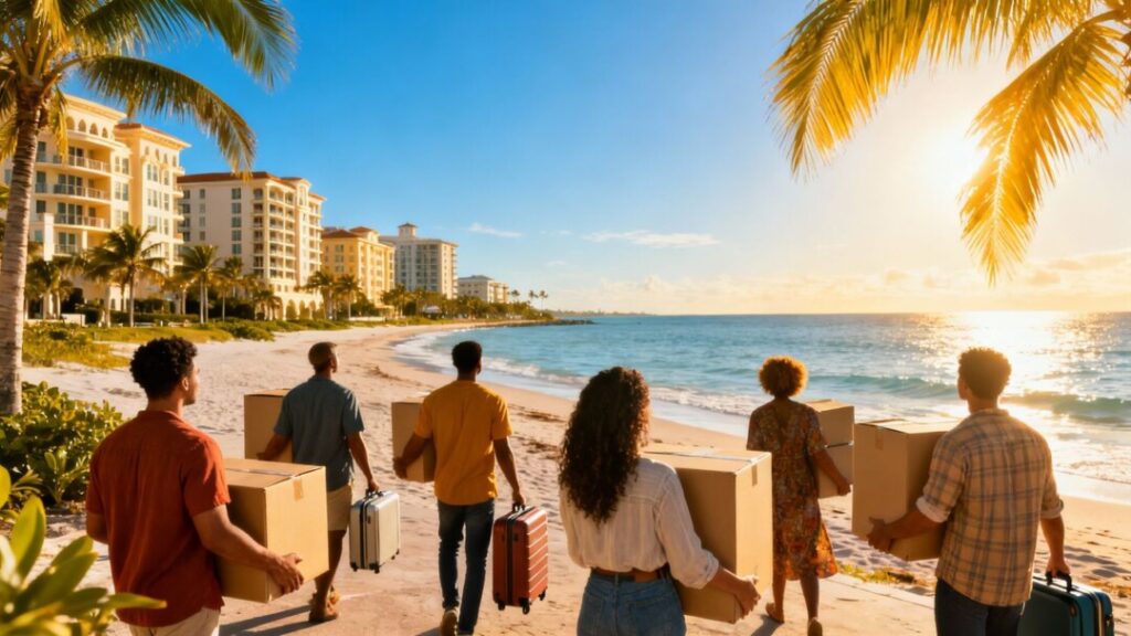 New Yorkers moving to Florida real estate.