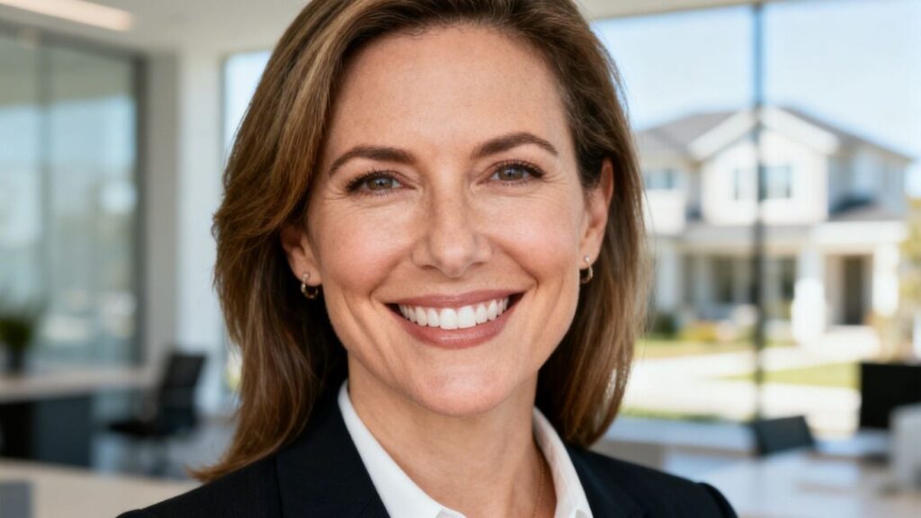 Mary Anne Windes, a successful realtor, smiling.