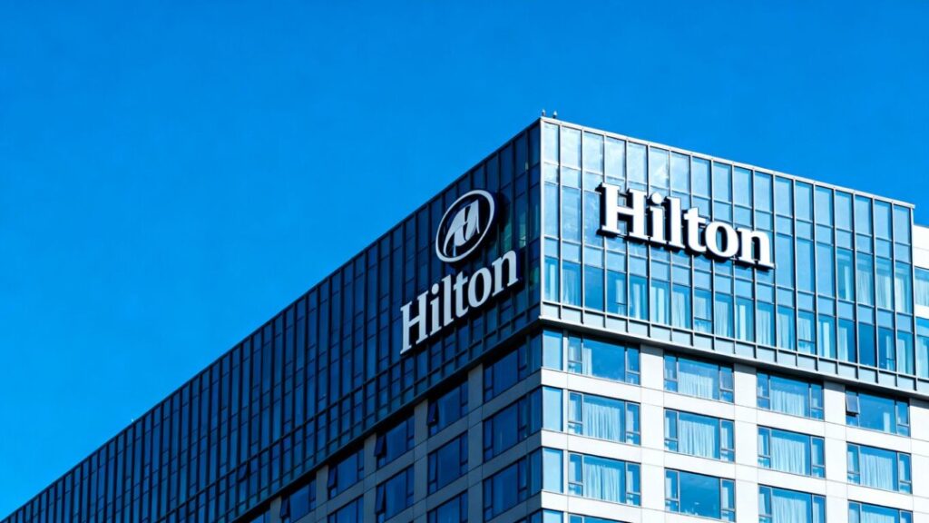 Downtown Baton Rouge Hilton hotel exterior