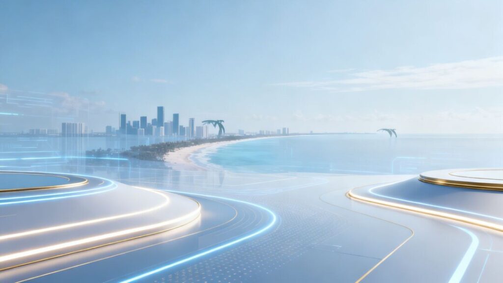 Florida real estate digital platform with AI elements.