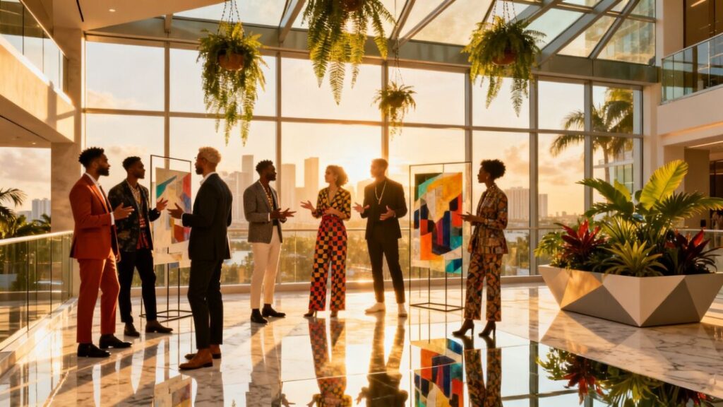 South Florida designers at a sophisticated summit event.