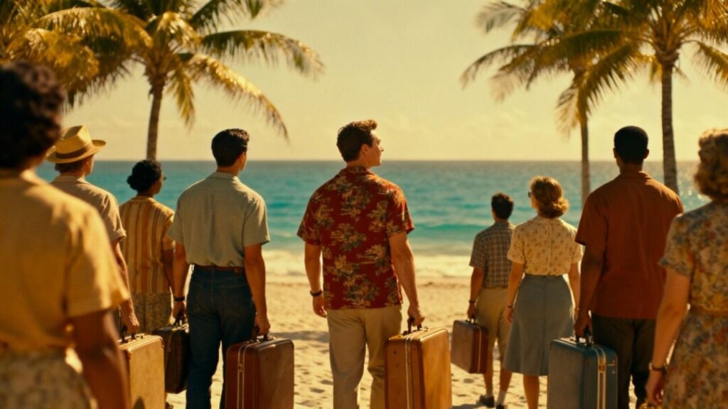 New Yorkers moving to Florida's sunny beaches.