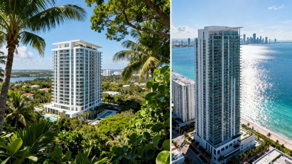 Miami luxury condos: Coconut Grove vs. South of Fifth.
