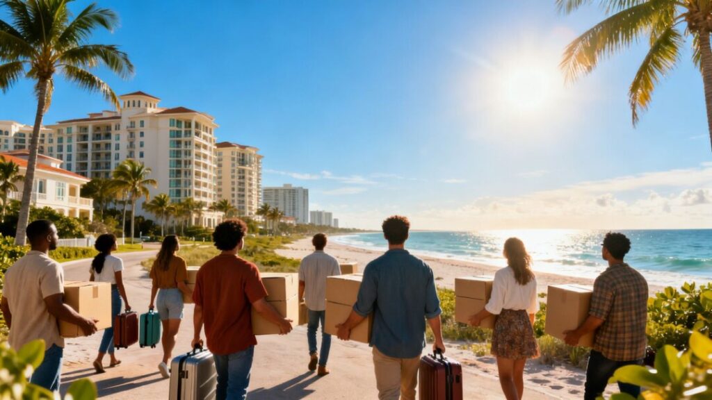 New Yorkers moving to Florida real estate.