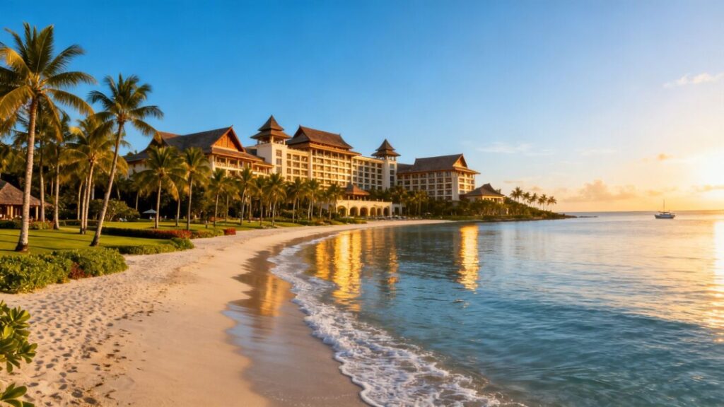 JW Marriott Marco Island Beach Resort with beach and ocean.