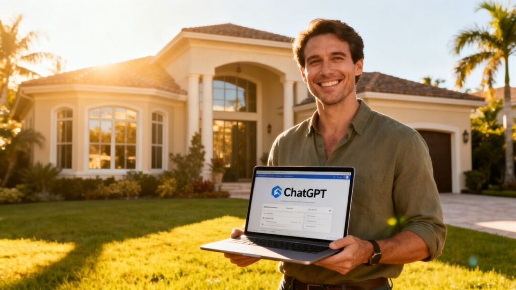 Florida man sells house using ChatGPT, saves money.