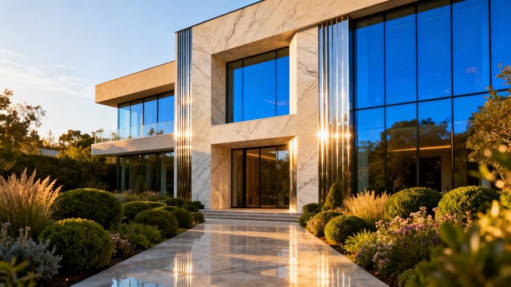 Luxury residence in West Palm Beach with modern architecture.