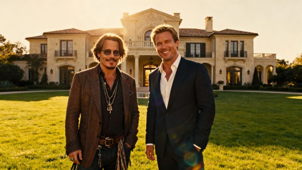 [Johnny Depp] gives mansion to [Eric Dane].