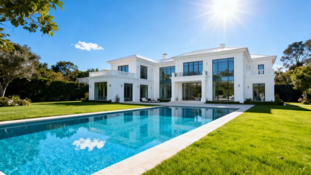 Luxury mansion with pool in Palm Beach