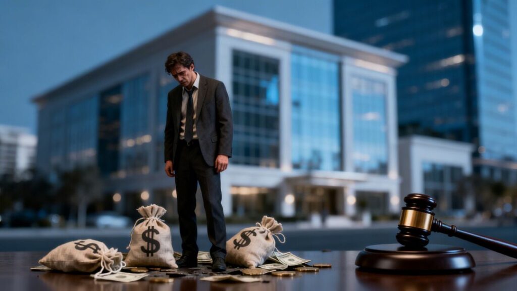 Real estate broker accused of embezzlement