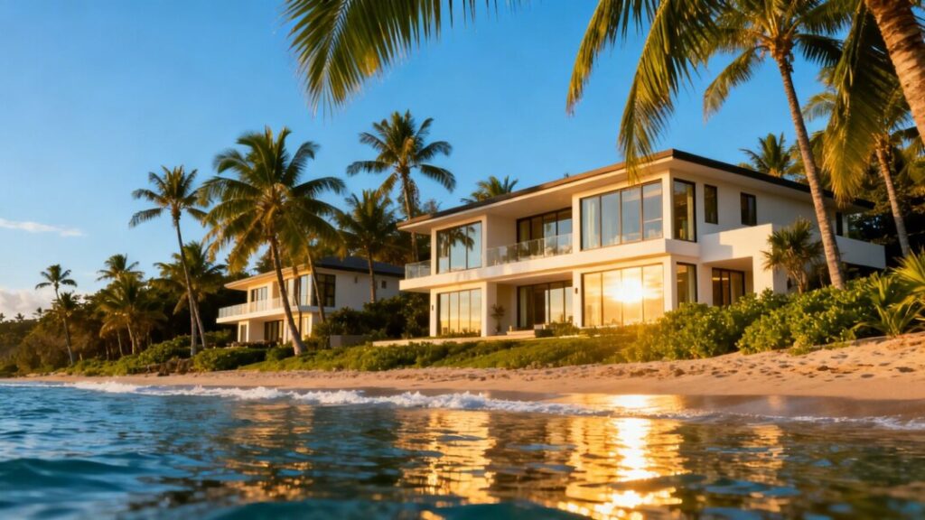 South Florida homes with ocean view, stable real estate market.