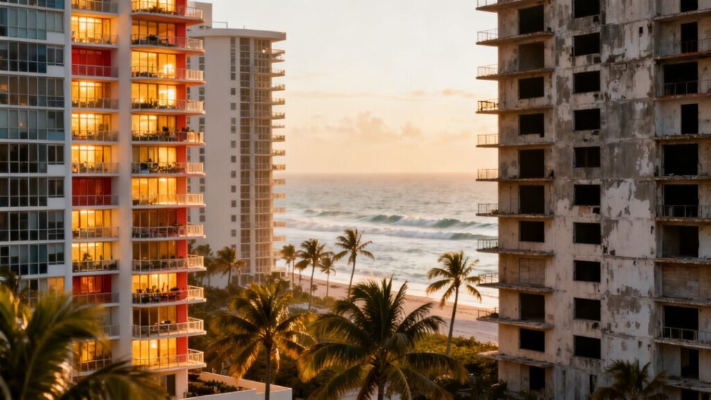 South Florida condos with varied occupancy levels.