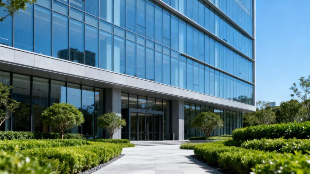 Modern boutique office building in Coral Gables.