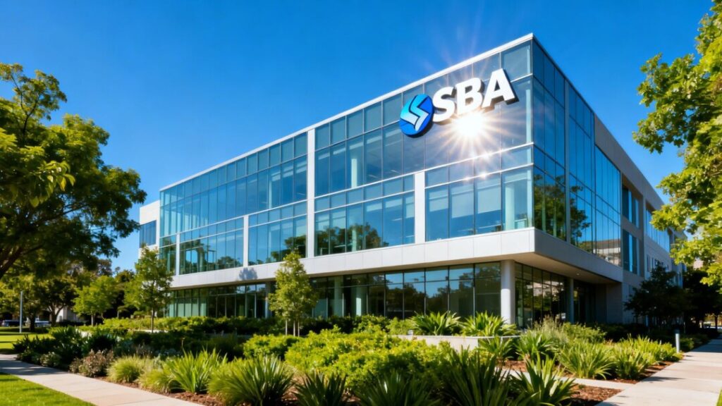 Florida SBA office building with landscaping.