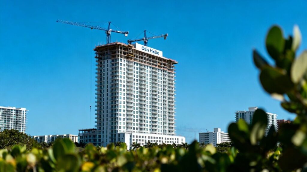 Oasis Hallandale East Tower construction progress