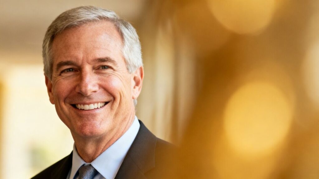 Charles Sowers smiling, professional real estate dedication.