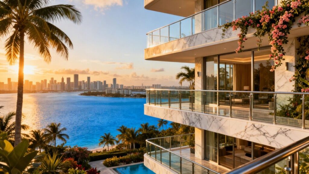 Luxury Banyan Tree Residences West Palm Beach exterior view.