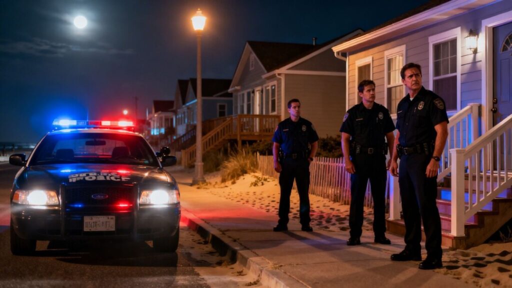 Police at Jacksonville Beach rental home during party concerns.