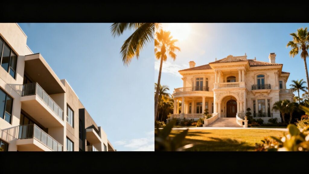 South Florida real estate: luxury homes and condos.