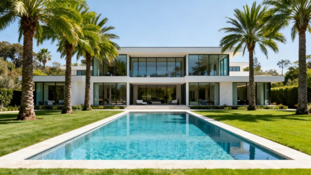 Luxury mansion with pool for sale