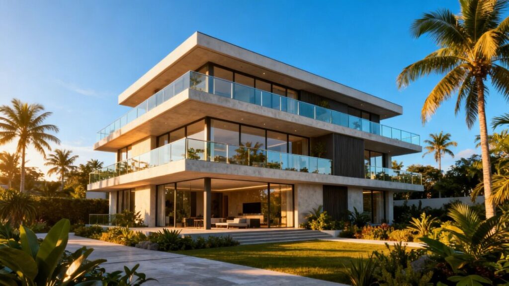 Luxury residential building rendering in Palm Beach Gardens