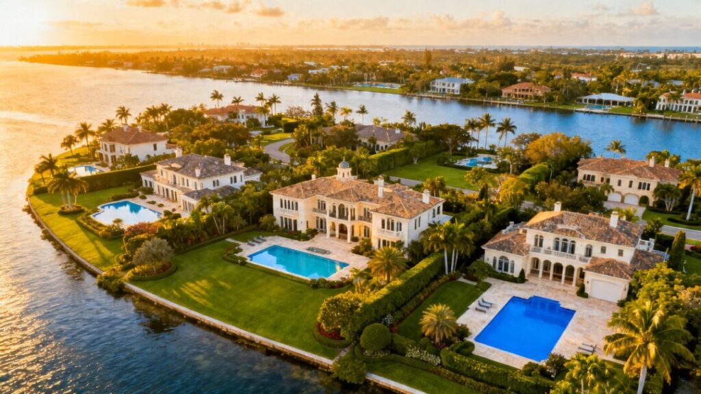 Palm Beach County luxury homes and waterfront estates.